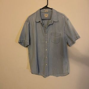 J Crew button down short sleeve size XL